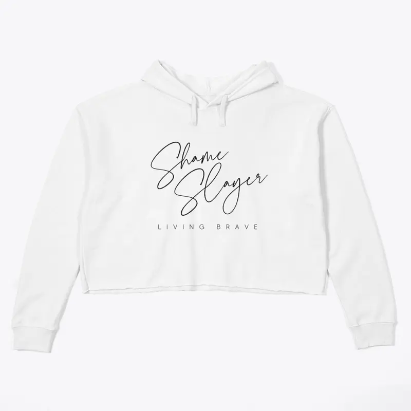 Shame Slayer Crop Hoodie